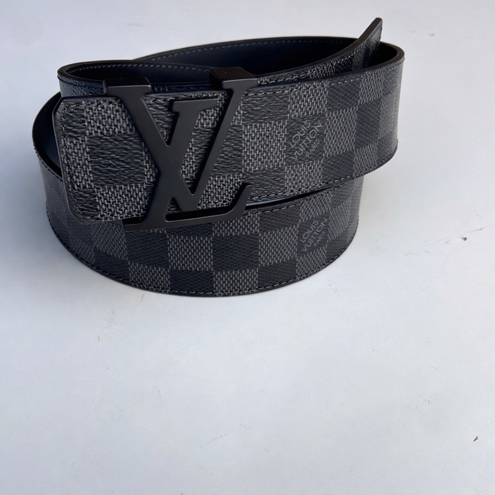 Louis Vuitton Dark Graphite Belt